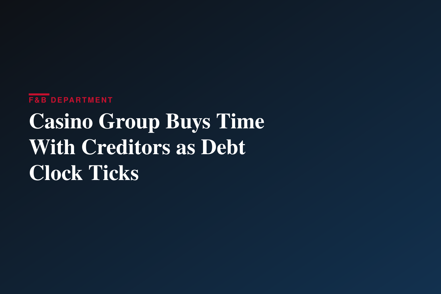 Casino Group Communication