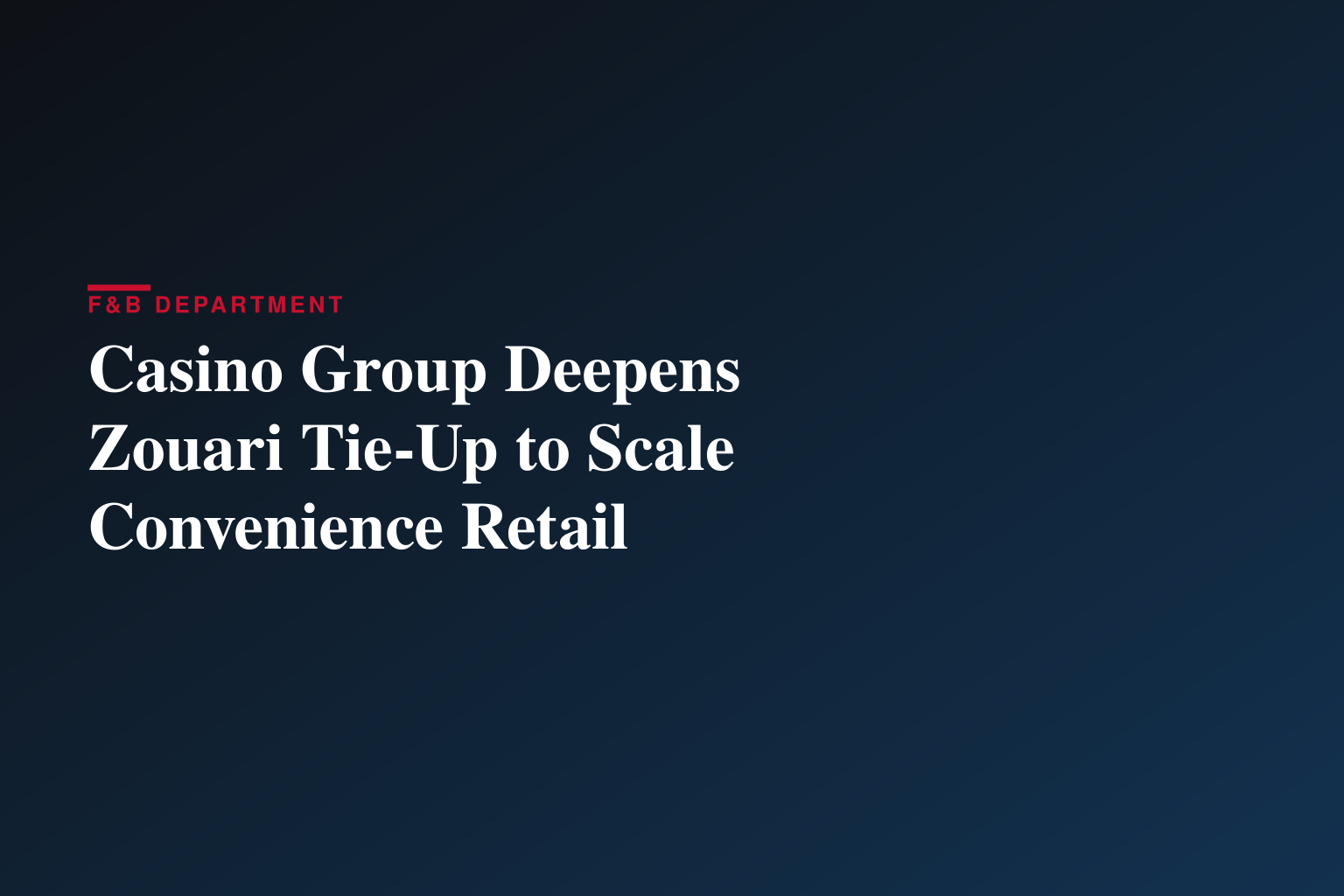 Casino Group Communication