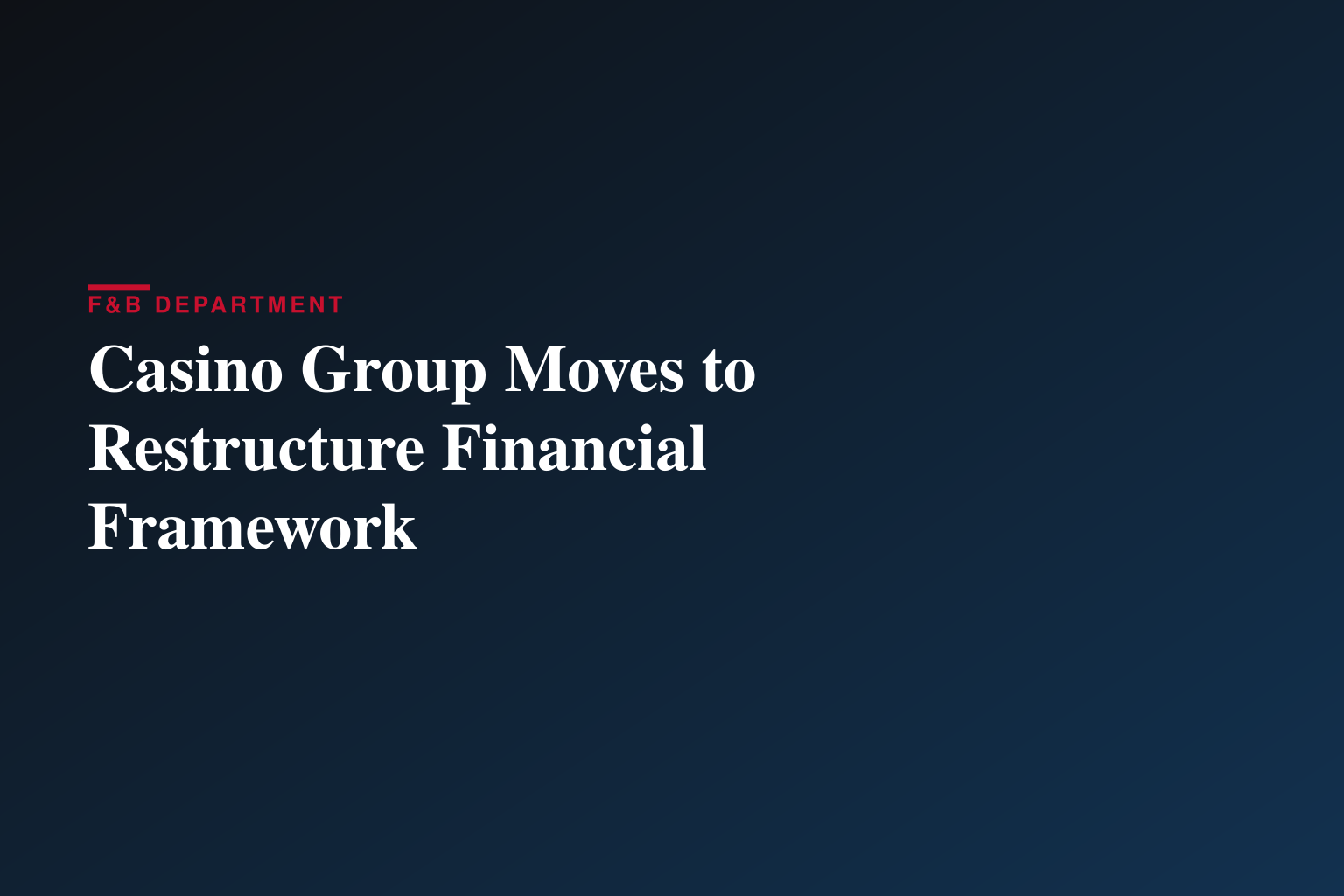 Casino Group Communication