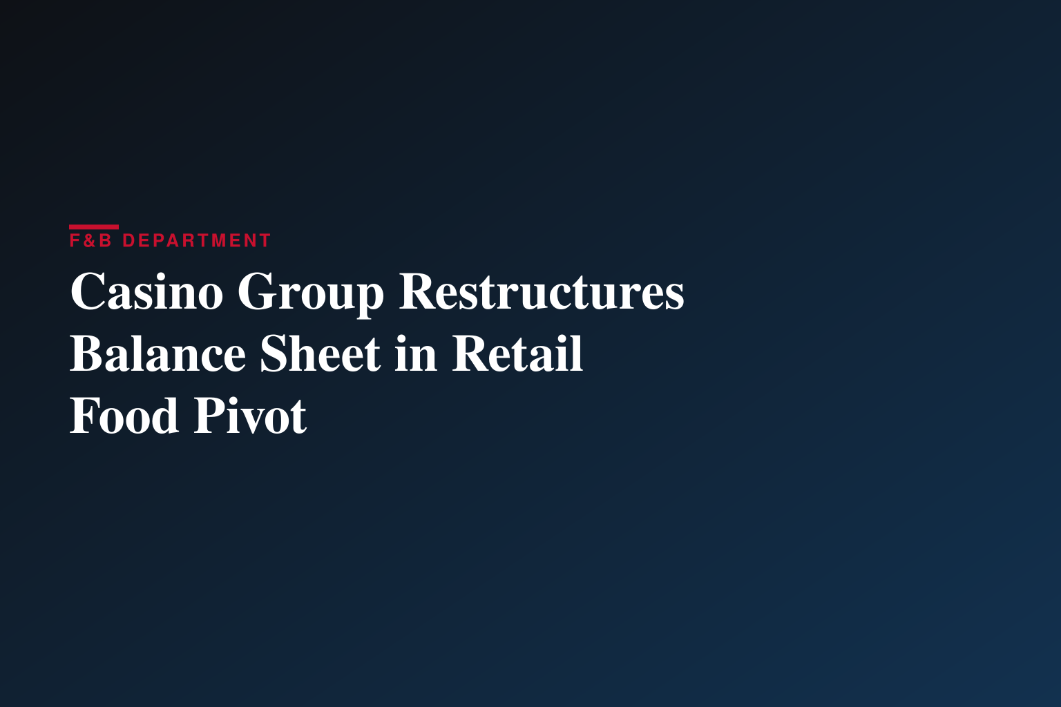 Casino Group Communication