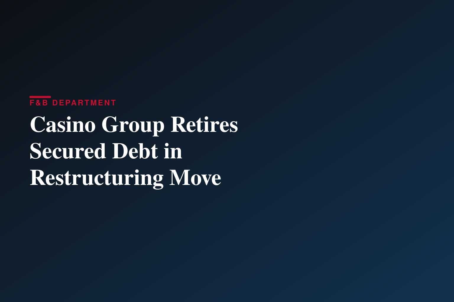 Casino Group Communication