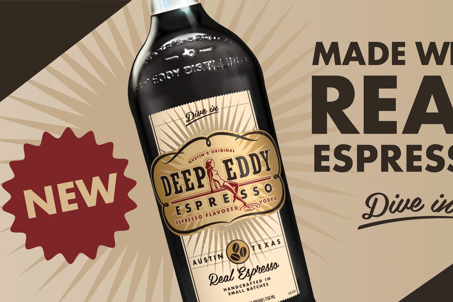 Deep Eddy Vodka Introduces All-New Deep Eddy Espresso Vodka Nationwide - Making One of the Most Popular Cocktails Easier Than Ever