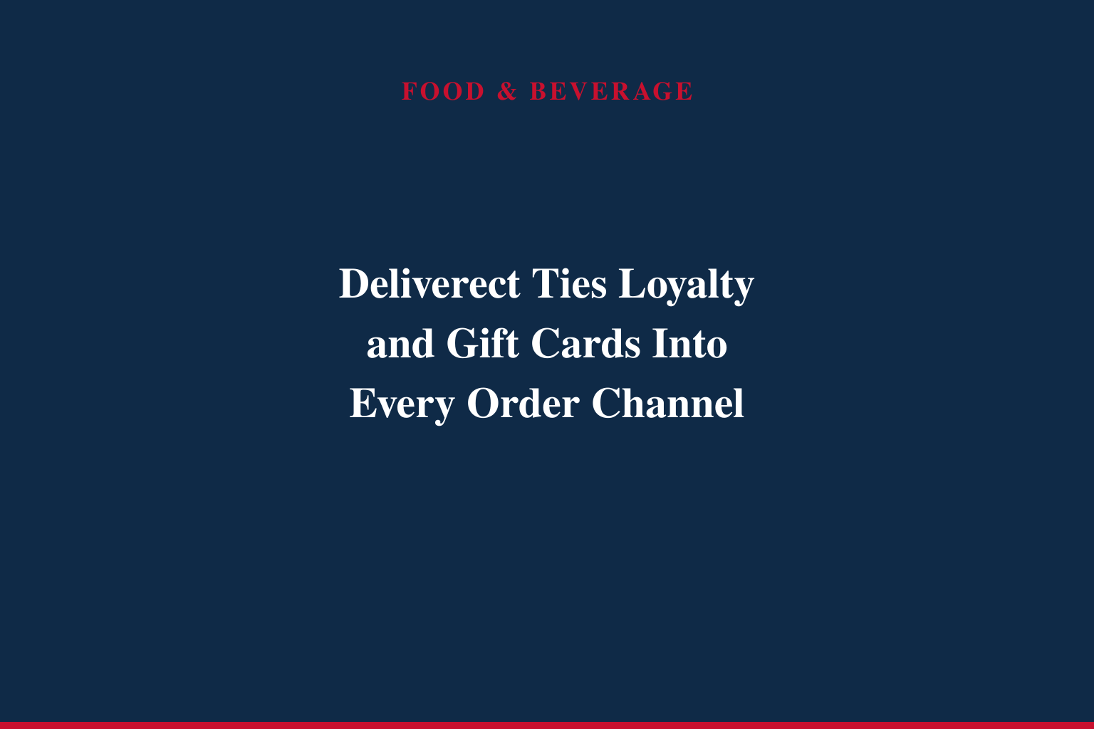 Deliverect Partners with DataCandy to Connect Digital Ordering, Loyalty and Gift Cards Across Every Restaurant Channel