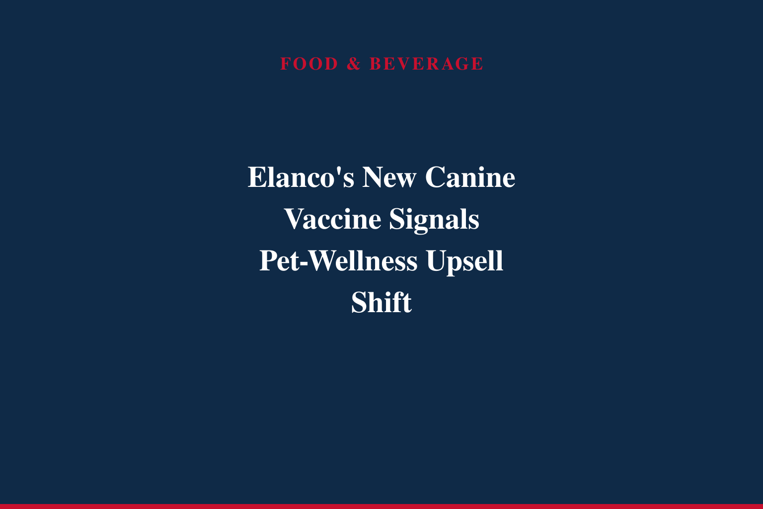 Elanco Announces USDA Approval of TruCan™ Ultra Lyme-L4, the First and Only 1/2 mL Combination Vaccine for Lyme and Leptospirosis for Dogs