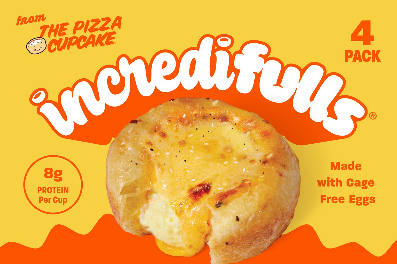 THE PIZZA CUPCAKE REBRANDS AS INCREDIFULLS TO TAKE A BIGGER BITE