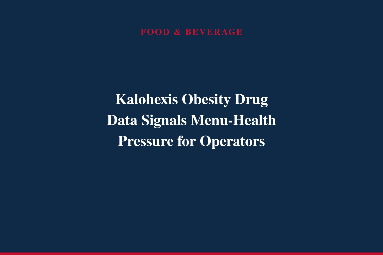 Kalohexis Announces Publication in Nature Communications Highlighting Dual MC3R/MC4R Activation as a Novel, Durable Mechanism that Drives Weight Loss