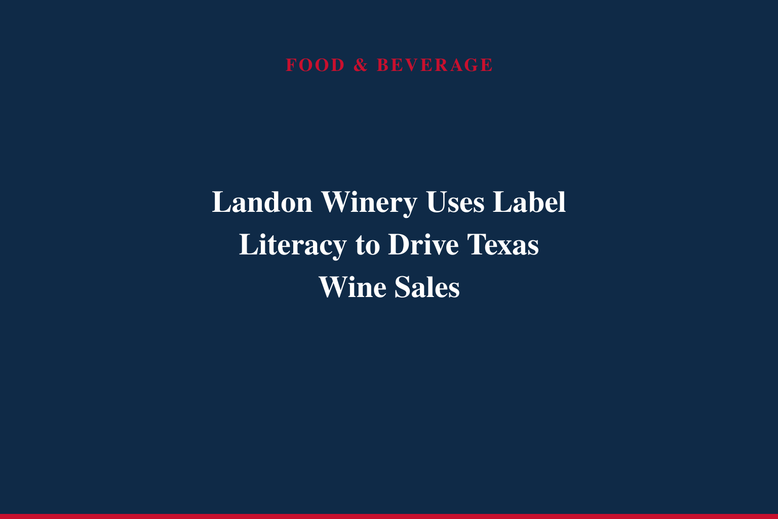 "Mr. Wine of Texas" Bob Landon Breaks Down Wine Labels for HelloNation