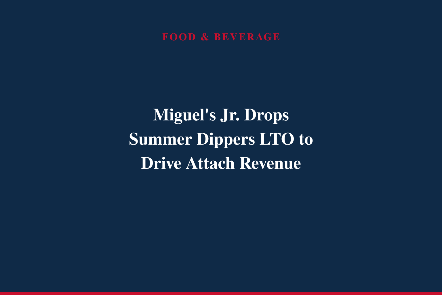 Dunk Into New Handheld Dippers &amp; Drinks For Summer