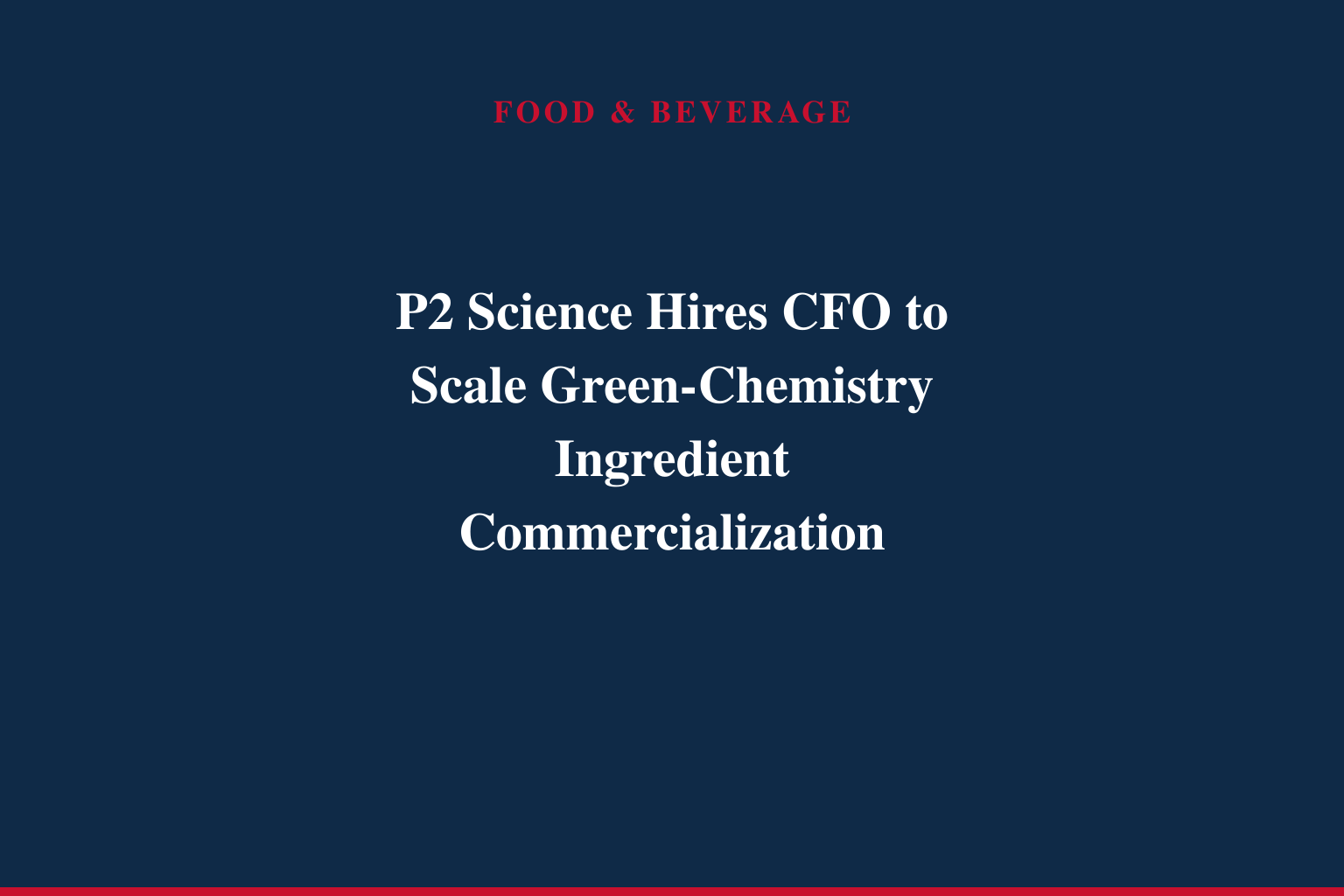 P2 Science Announces Appointment of Brian Chan as Chief Financial Officer