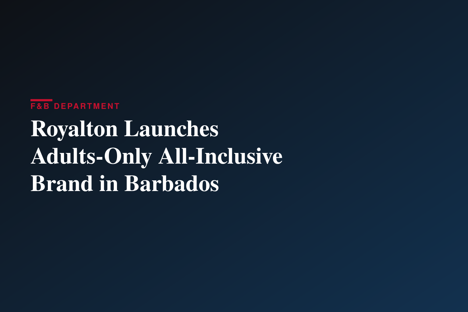 Royalton Vessence Barbados Marks Official Ribbon-Cutting Ceremony With Barbados’ Prime Minister