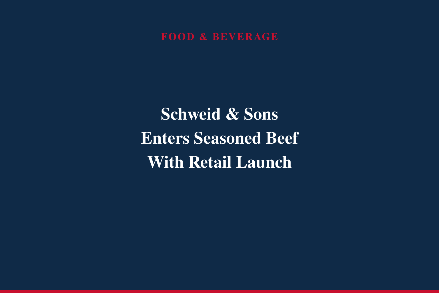 Ditch the Spice Rack with Schweid &amp; Sons Premium Seasoned Ground Beef
