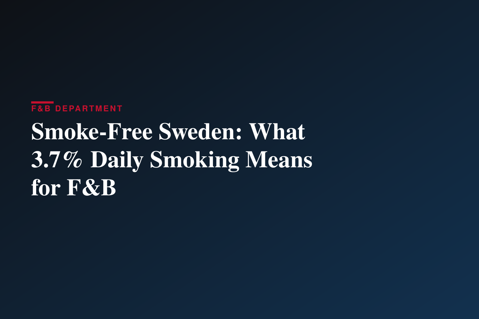 10 000 svenskar skriver under för att skydda det som gjorde Sverige rökfritt