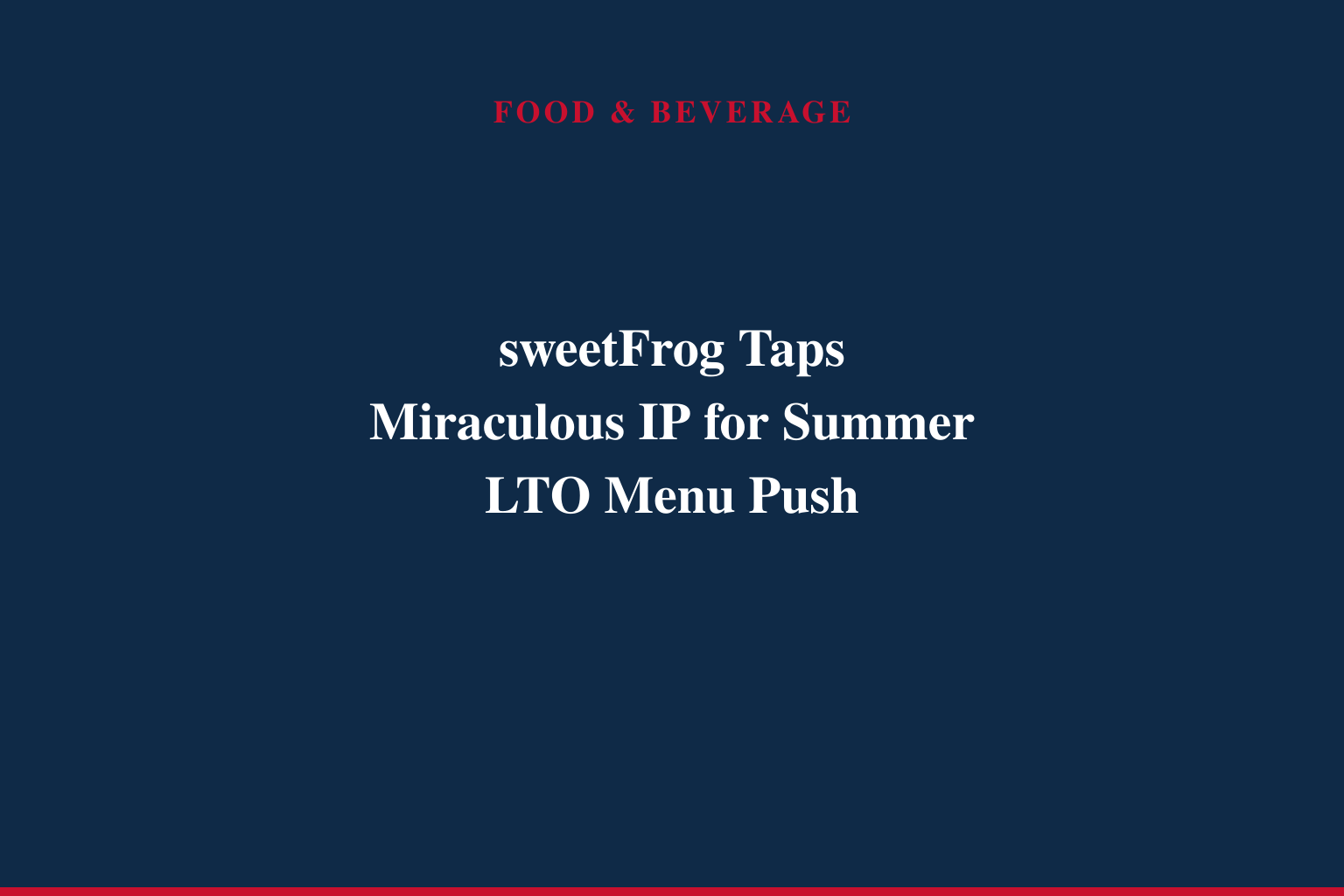 Treat Yourself Like a Hero This Summer with sweetFrog® x Miraculous® Limited-Time Frozen Yogurt