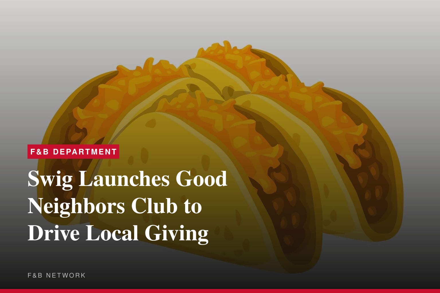 Swig launches Good Neighbors Club to support charitable organizations and causes across the United States