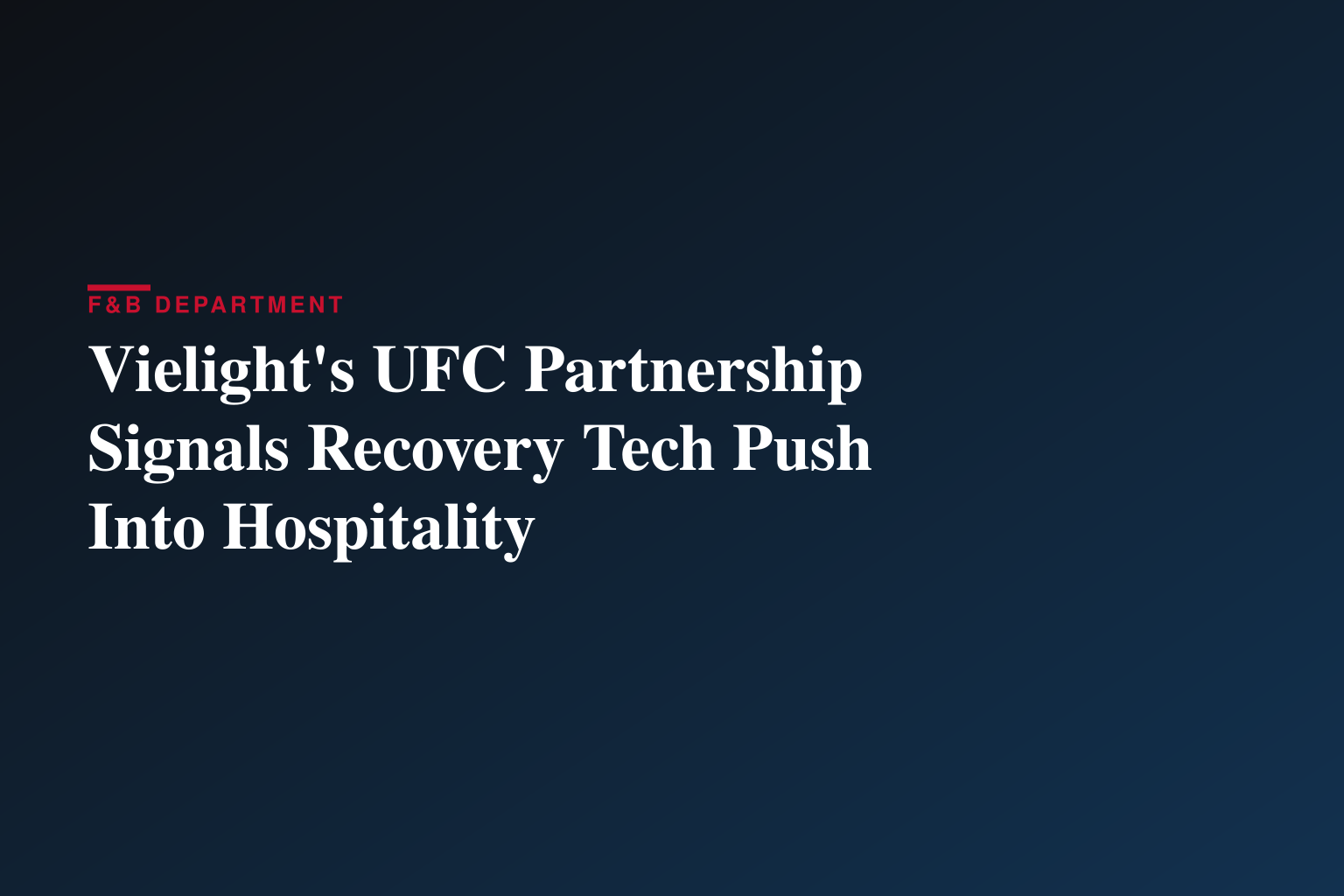 UNDEFEATED UFC CHAMPION ILIA TOPURIA PARTNERS WITH NEUROTECHNOLOGY INNOVATOR VIELIGHT AHEAD OF UFC FREEDOM 250 MAIN EVENT